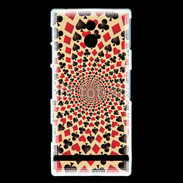 Coque Sony Xperia U Spirale symboles de carte