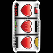 Coque iPhone 3G / 3GS Triple coeur machine à sous
