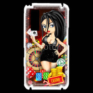 Coque Samsung Player One Lady au casino