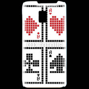 Coque LG P990 Pixel card