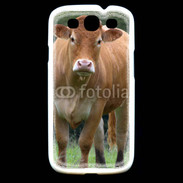 Coque Samsung Galaxy S3 Vache de race limousine