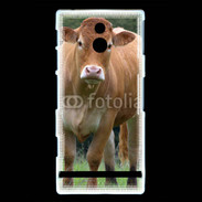 Coque Sony Xperia U Vache de race limousine