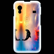 Coque Samsung ACE S5830 Dauphin dans l'océan 5