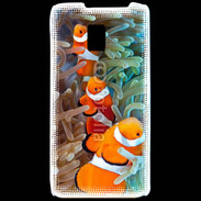 Coque LG P990 Trio de poisson clown