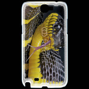 Coque Samsung Galaxy Note 2 Serpent noir et jaune