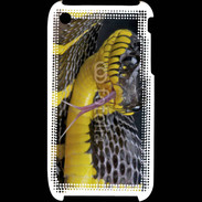 Coque iPhone 3G / 3GS Serpent noir et jaune
