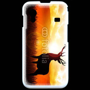 Coque Samsung ACE S5830 Silhouette d'un cerf 5