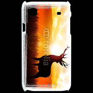 Coque Samsung Galaxy S Silhouette d'un cerf 5