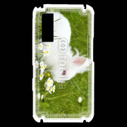 Coque Samsung Player One Lapin blanc dans l'herbe