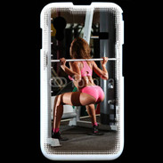 Coque Samsung ACE S5830 Musculation féminine 3