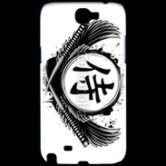 Coque Samsung Galaxy Note 2 Tatouage Samouraï