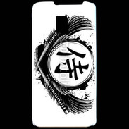 Coque LG P990 Tatouage Samouraï