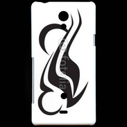 Coque Sony Xperia T Tatouage d'un symbole de moto