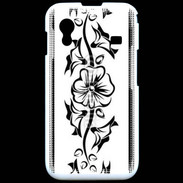 Coque Samsung ACE S5830 Tatouage de fleurs 5