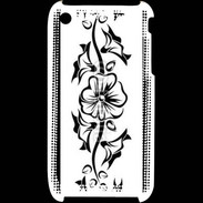 Coque iPhone 3G / 3GS Tatouage de fleurs 5