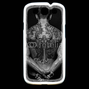 Coque Samsung Galaxy S3 Tatouage d'un ange dans le dos