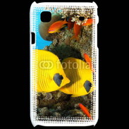 Coque Samsung Galaxy S Poissons exotiques jaune 5