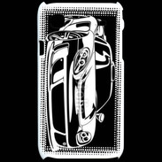 Coque Samsung Galaxy S Illustration voiture de sport en noir et blanc