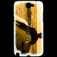 Coque Samsung Galaxy Note 2 Surfer à la tombée de la nuit