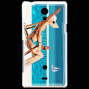Coque Sony Xperia T Sur la plage ensoleillée 1