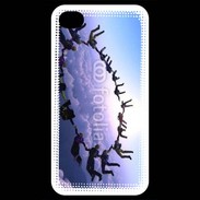 Coque iPhone 4 / iPhone 4S Formation en cercle de parachutistes