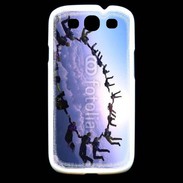 Coque Samsung Galaxy S3 Formation en cercle de parachutistes