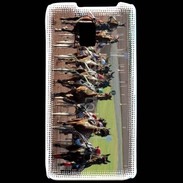 Coque LG P990 Arrivée de course de trot en sulky