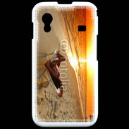 Coque Samsung ACE S5830 Couché de soleil agréable sur la plage