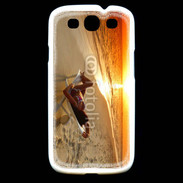 Coque Samsung Galaxy S3 Couché de soleil agréable sur la plage