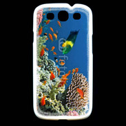 Coque Samsung Galaxy S3 Poissons tropicaux et coraux 5