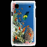 Coque Samsung Galaxy S Poissons tropicaux et coraux 5