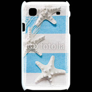 Coque Samsung Galaxy S La mer en bleu et blanc