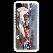 Coque iPhone 4 / iPhone 4S Biplan rouge et blanc 10