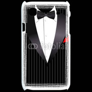 Coque Samsung Galaxy S Illustration smoking noir rayé
