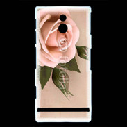 Coque Sony Xperia U Rose rétro 