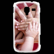 Coque Samsung Galaxy Ace 2 Famille main dans la main
