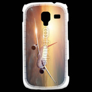 Coque Samsung Galaxy Ace 2 Avion de ligne au coucher de soleil