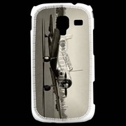 Coque Samsung Galaxy Ace 2 Avion T6 noir et blanc