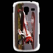 Coque Samsung Galaxy Ace 2 Biplan blanc et rouge