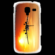 Coque Samsung Galaxy Ace 2 Avion de ligne et couché de soleil