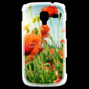 Coque Samsung Galaxy Ace 2 Champs de coquelicots