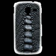 Coque Samsung Galaxy Ace 2 Effet crocodile noir