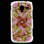 Coque Samsung Galaxy Ace 2 Ensemble floral Vert et rose