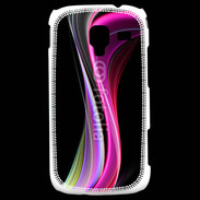 Coque Samsung Galaxy Ace 2 Abstract multicolor sur fond noir