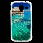 Coque Samsung Galaxy Ace 2 Bungalow sur l'eau des tropiques