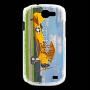 Coque Samsung Galaxy Express Avio Biplan jaune