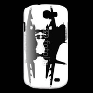 Coque Samsung Galaxy Express Silhouette avion de chasse