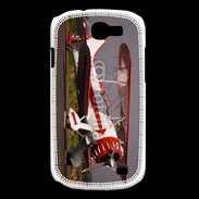 Coque Samsung Galaxy Express Biplan blanc et rouge