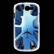 Coque Samsung Galaxy Express Avion de ligne au dessus des immeubles