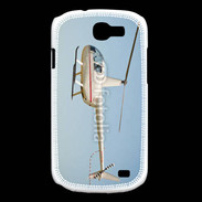Coque Samsung Galaxy Express Hélicoptère R44 blanc